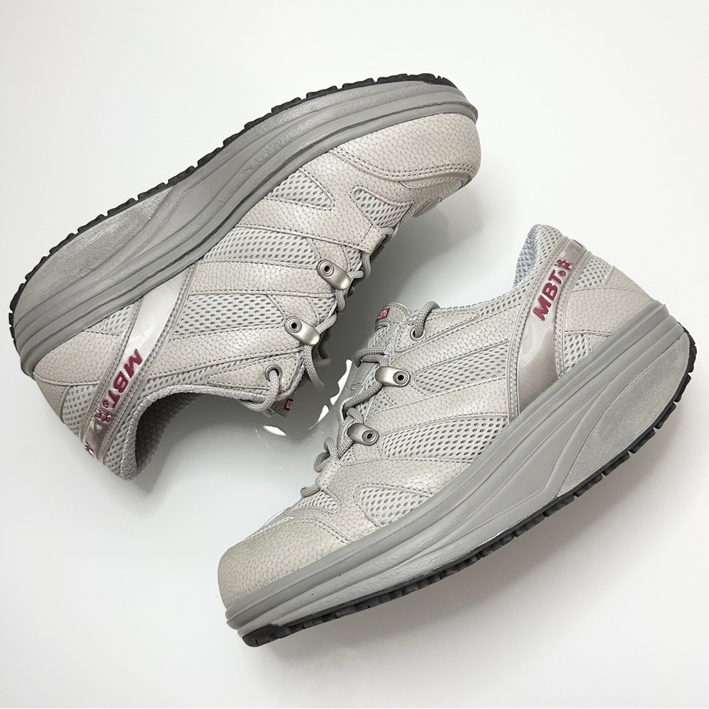 MBT Sport 4 Gray Rocker Sole Orthotic Sneaker Unisex W9 / M7